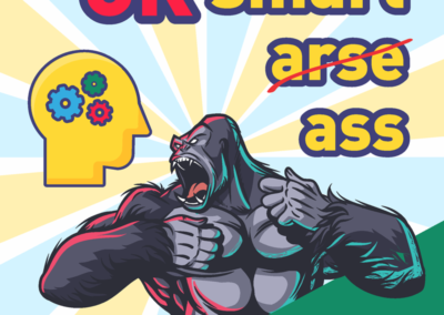 OK Smart-ass icon with gorilla
