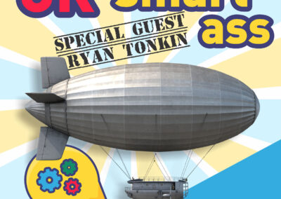 OK Smart-ass logo with airship